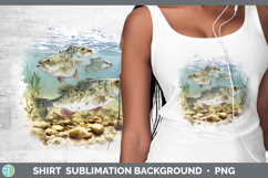 GorgeousLake Fish Sketch Shirt design.