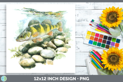GorgeousLake Fish Sketch Paper Backgrounds design.