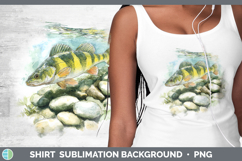 GorgeousLake Fish Sketch Shirt design.