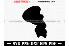 Lake George Minnesota Map Silhouette SVG PNG DXF EPS PDF Product Image 1