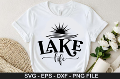 Lake Life SVG - Lake Quotes Design Product Image 1