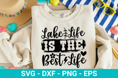 Lake Life is the Best Life - Family Vacation SVG Design Product Image 1