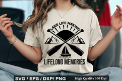 Lake Quotes Design - Lake life cuz beaches be salty Product Image 2