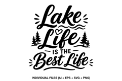 lake house quote illustration