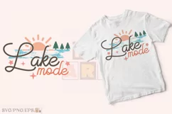 Lake SVG T-shirt Design, Lake PNG Product Image 2