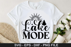 Lake Quotes SVG Design - Lake Life is the Best Life Product Image 5