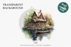 Lake Pond House Wooden Cabin Vintage Clipart Victorian Old Nursery  art Transparent Print for invitation t-shirt designs sublimation kids printable digital watercolor victorian lake pond house png, landscape clipart, Farm life jpeg sublimation clip art