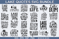 Lake Quotes SVG Bundle - Lake SVG Bundle ,Lake Quotes Design Product Image 1