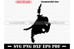 Lake Simcoe ON CA Map Silhouette SVG PNG DXF EPS P Product Image 1