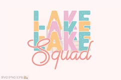 Lake SVG T-shirt Design, Lake PNG Product Image 1