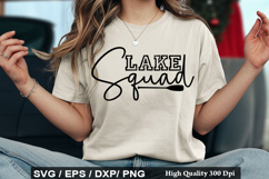 Lake Quotes Design - Lake life cuz beaches be salty Product Image 3