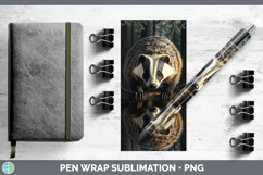 GorgeousLake Woodland Pen Wrap design.