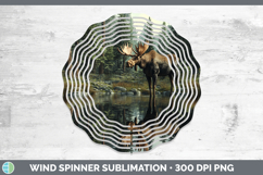 GorgeousLake Woodland Wind Spinner design.