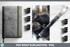 GorgeousLake Woodland Pen Wrap design.