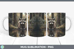 GorgeousLake Woodland Mug Wrap design.