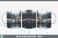 GorgeousLake Woodland Mug Wrap design.