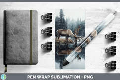 GorgeousLake Woodland Pen Wrap design.
