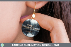GorgeousLake Woodland Round Earrings design.