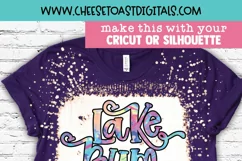 Tie Dye Lake Sublimation PNG File | Lake Bum Product Image 2