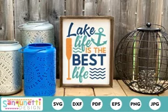 Lake Life is the best life | Lake tumbler SVG Product Image 3