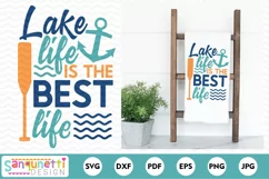 Lake Life is the best life | Lake tumbler SVG Product Image 2