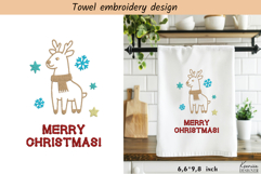 Kitchen Towel Embroidery |Merry Christmas Embroidery Bundle Product Image 9