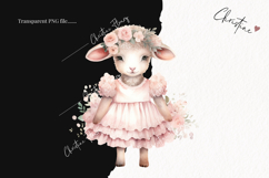 Pink Flower Lamb | Spring PNG Product Image 2