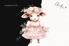 Pink Flower Lamb | Spring PNG Product Image 2