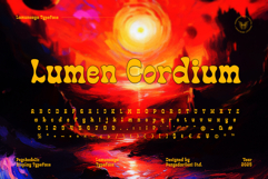 Lamunsaga Psychedelic Typeface Product Image 3