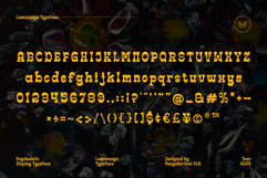 Lamunsaga Psychedelic Typeface Product Image 7