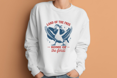 Land of the Free Home of the Feral SVG, Funny 4th of July Product Image 3
