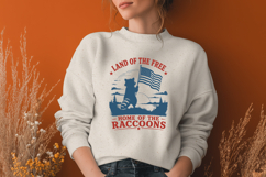 Land of the Free Home of the Raccoons SVG, Patriotic Raccoon Product Image 2