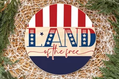 Land Of the Free SVG Design,Independence Day SVG Product Image 2