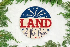 Land of the free SVG Design,Independence Day SVG Product Image 3