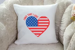 Land that I love SVG , American Flag SVG , USA SVG Product Image 3