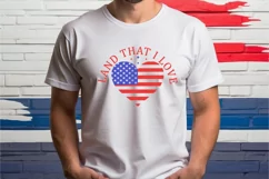 Land that I Love SVG Design,Patriotic 4th of July SVG Design Product Image 2