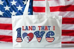 Land That I Love Mama SVG, 4th Of July SVG Design Product Image 3