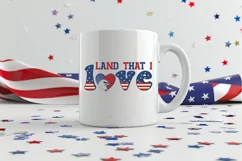 Land That I Love Mama SVG, 4th Of July SVG Design Product Image 2