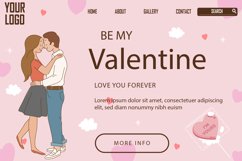 Valentine Landing Page Template Product Image 1