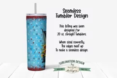 Patriotic Truck Flowers - Seamless 20 oz Sublimation Tumbler Product Image 3