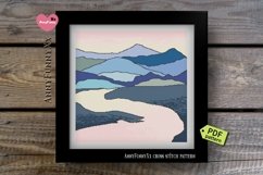 Mountain cross stitch pattern PDF, Nature cross stitch PDF Product Image 3