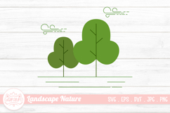 Landscape Nature Flat Illustration Product Image 1
