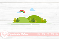 Landscape Nature Flat Illustration Product Image 1