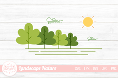 Landscape Nature Flat Illustration Product Image 1