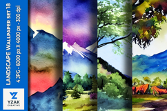 Landscape Wallpaper Set 18 Product Image 1