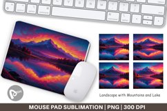 Mouse Pad Mountains and Lake Product Image 1