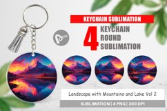 Keychain Mountains and Lake Product Image 1