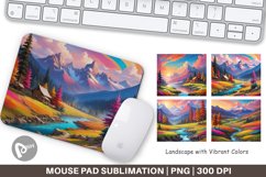Mouse Pad Vibrant Landscape Product Image 1