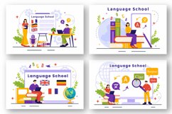 12 Language School Illustration Product Image 3