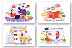 12 Language School Illustration Product Image 4